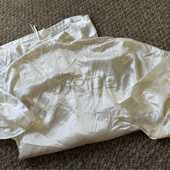 Victoria's Secret White Satin bride Robe - Picture 2 of 3